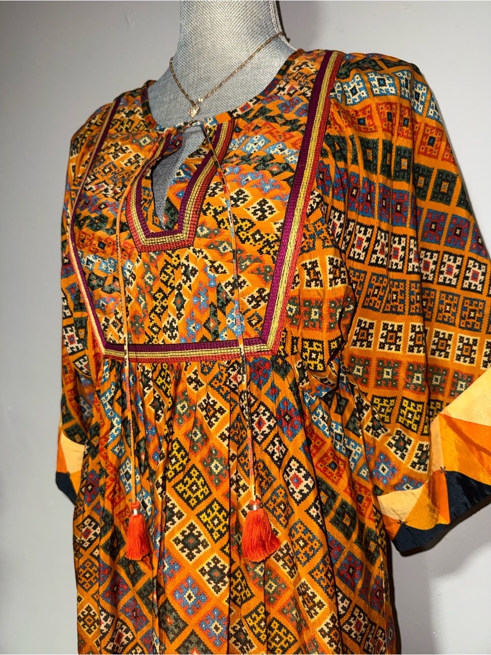 Anthropologie Tanvi Kedia Boho Dress - Picture 2 of 8